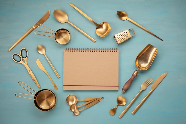 Pricing concept with utensils